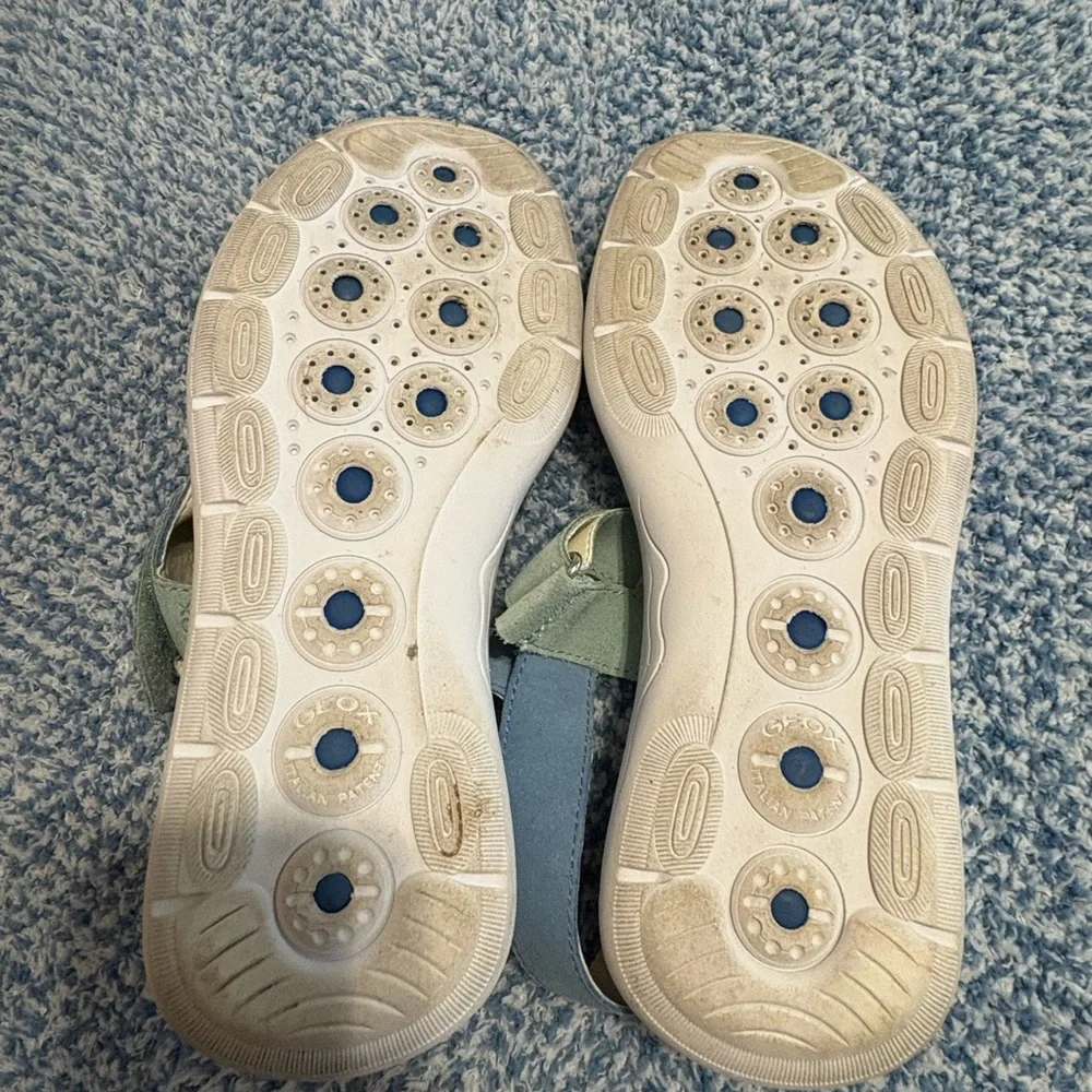 Geox,‎ Women’s Blue and Green Sandals, size 9